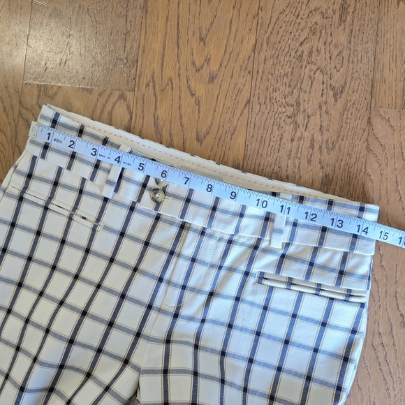 Anthropologie The Essential Slim Pants Plaid Size 2 - Picture 8 of 11
